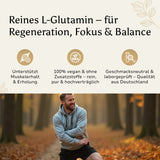 L-Glutamin - 3 Monate Vorrat - 500g Pulver