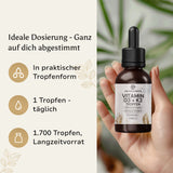 Vitamin D3 + K2 Tropfen - 1.5 Jahre Vorrat