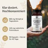 Shilajit Kapseln (20% Fulvinsäure)