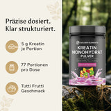 Kreatin Monohydrat mit Geschmack - 500g