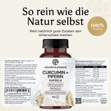 Curcuma (95% Curcumin) + Piperin - Kapseln