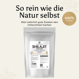 Shilajit Pulver - 5% Fulvinsäure - 8 Monate Vorrat - 250g